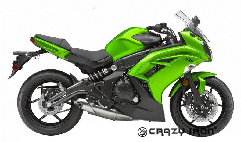 Слайдеры Kawasaki ER6F от `12- - CRAZY IRON - Дуги и защита - Аксессуары - Интернет-магазин мотоэкипировки и мотозапчастей MотоГанза