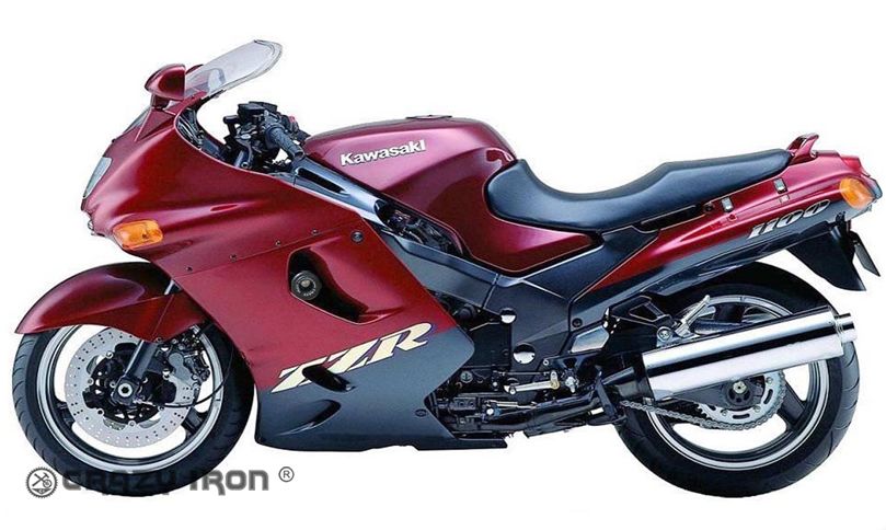 Слайдеры Kawasaki ZZR1100/1200 - CRAZY IRON - Дуги и защита - Аксессуары - Интернет-магазин мотоэкипировки и мотозапчастей MотоГанза