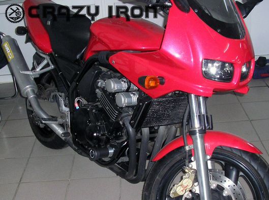 Слайдеры Yamaha FZ400 - CRAZY IRON - Дуги и защита - Аксессуары - Интернет-магазин мотоэкипировки и мотозапчастей MотоГанза