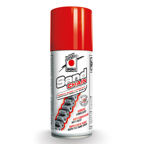 Смазка цепи SPRAY SAND CHAIN 100ml кроссовая - IPONE - масла и жидкости - Мотозапчасти - Интернет-магазин мотоэкипировки и мотозапчастей MотоГанза