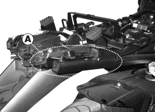 KAPPA KZ359 Крепеж заднего кофра YAMAHA FZ1 Fazer 1000 (06-13) - KAPPA Крепления кофров - кофры и сумки - Аксессуары - Интернет-магазин мотоэкипировки и мотозапчастей MотоГанза