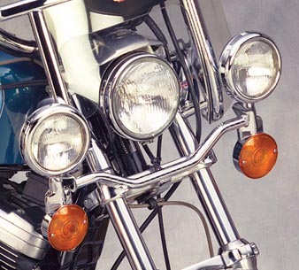 NC Крепление с фарами и поворотниками N935, на вилку 39mm - NATIONAL CYCLE - Аксессуары - Интернет-магазин мотоэкипировки и мотозапчастей MотоГанза