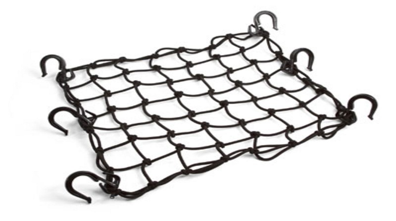 REXWEAR Багажная сетка черная, с пластиковыми крючками 40*40см - прочее - Аксессуары - Интернет-магазин мотоэкипировки и мотозапчастей MотоГанза