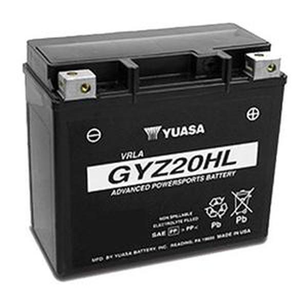 Аккумулятор YUASA GYZ20HL - Аккумуляторы YUASA - аккумуляторы - Мотозапчасти - Интернет-магазин мотоэкипировки и мотозапчастей MотоГанза