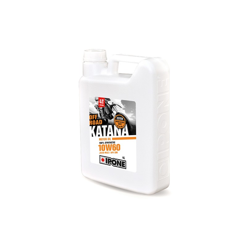 Масло 4T OFF ROAD KATANA 10W60 4 литра - IPONE - масла и жидкости - Мотозапчасти - Интернет-магазин мотоэкипировки и мотозапчастей MотоГанза