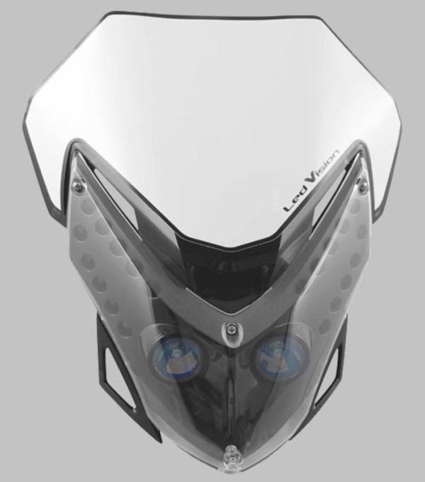 ACERBIS Фара LED VISION белая - оптика - Аксессуары - Интернет-магазин мотоэкипировки и мотозапчастей MотоГанза
