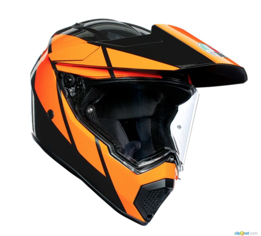 AGV Шлем AX9 TRAIL черно-оранжевый - AGV - Мотошлемы - Интернет-магазин мотоэкипировки и мотозапчастей MотоГанза
