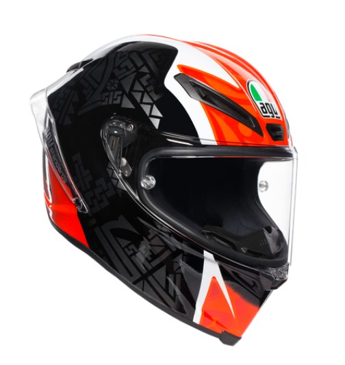 AGV Шлем CORSA R CASANOVA черный/оранжево/зеленый - AGV - Мотошлемы - Интернет-магазин мотоэкипировки и мотозапчастей MотоГанза