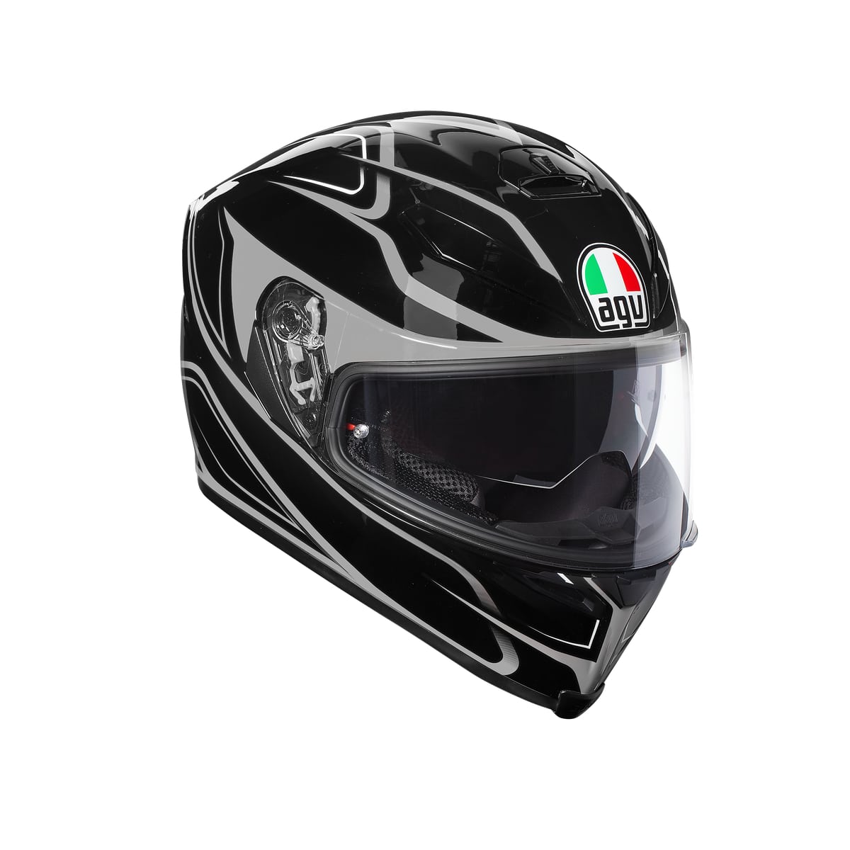 AGV Шлем K-5 S черно-серебряный - AGV - Мотошлемы - Интернет-магазин мотоэкипировки и мотозапчастей MотоГанза