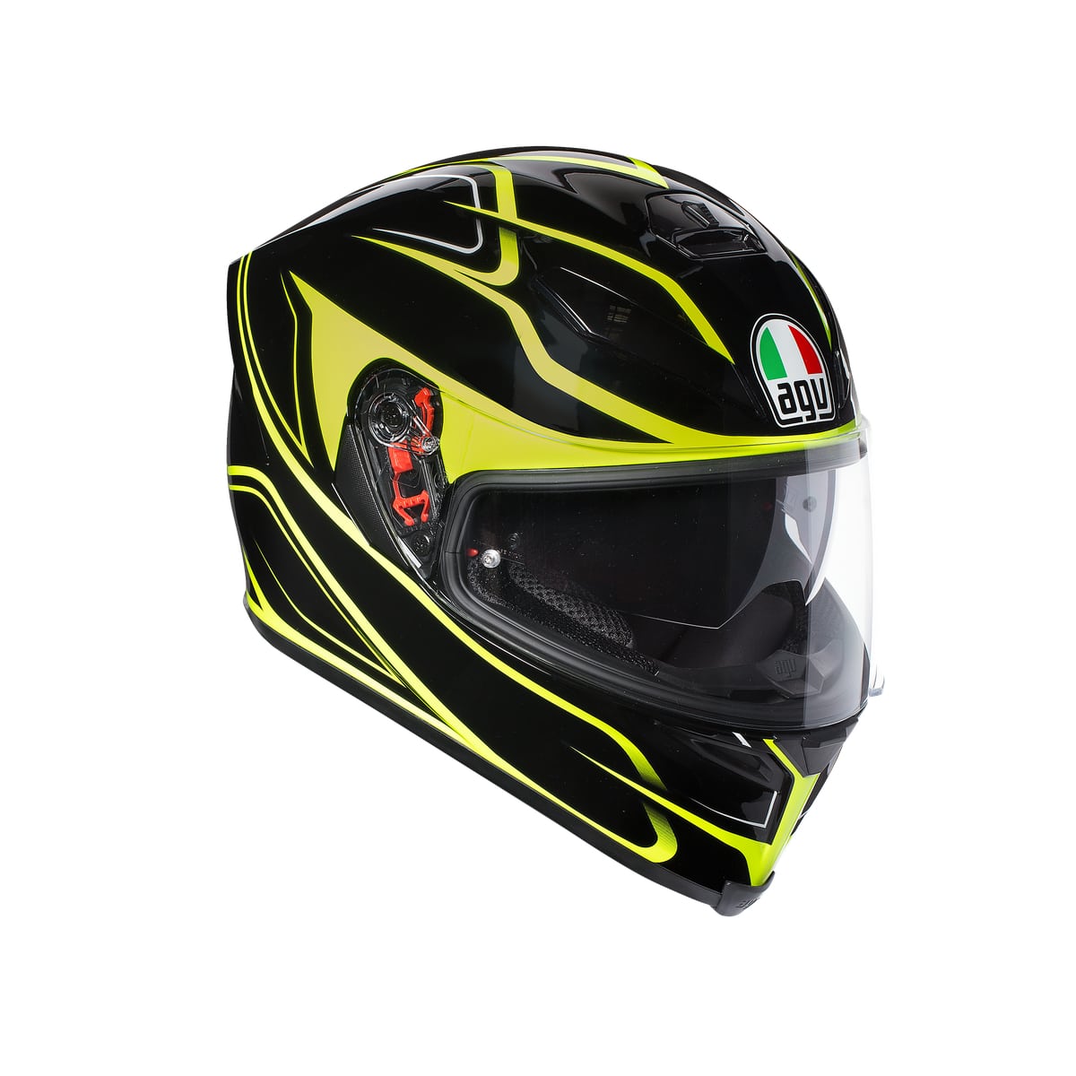 AGV Шлем K-5 S черно-желтый - AGV - Мотошлемы - Интернет-магазин мотоэкипировки и мотозапчастей MотоГанза