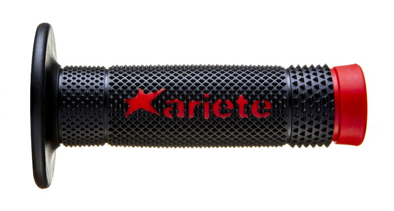 Резиновые ручки ARIETE VULCAN красно-черные - Рули, ручки - прочее - Аксессуары - Интернет-магазин мотоэкипировки и мотозапчастей MотоГанза
