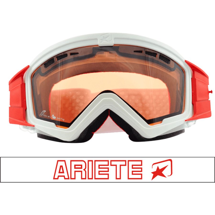 ARIETE Очки MUDMAX белые (оранжевая линза с вентиляцией) - Ariete кроссовые очки - прочее - Мотоэкипировка - Интернет-магазин мотоэкипировки и мотозапчастей MотоГанза