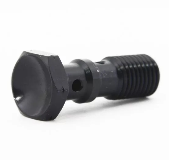 Болт 10*1.00MM двойной чёрный - GOODRIDGE Армированые шланги - прочее - Мотозапчасти - Интернет-магазин мотоэкипировки и мотозапчастей MотоГанза