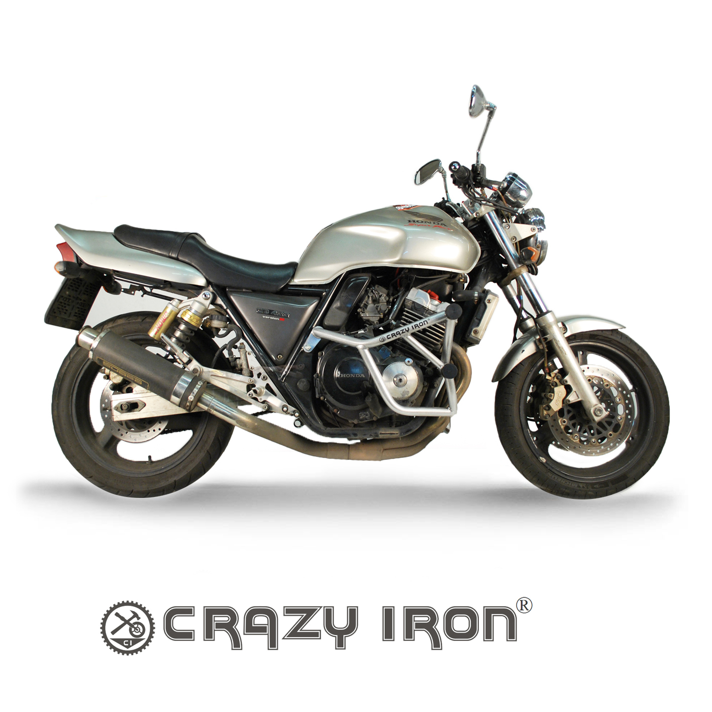 CRAZY IRON Клетка PRO HONDA CB400SF - CRAZY IRON - Дуги и защита - Аксессуары - Интернет-магазин мотоэкипировки и мотозапчастей MотоГанза