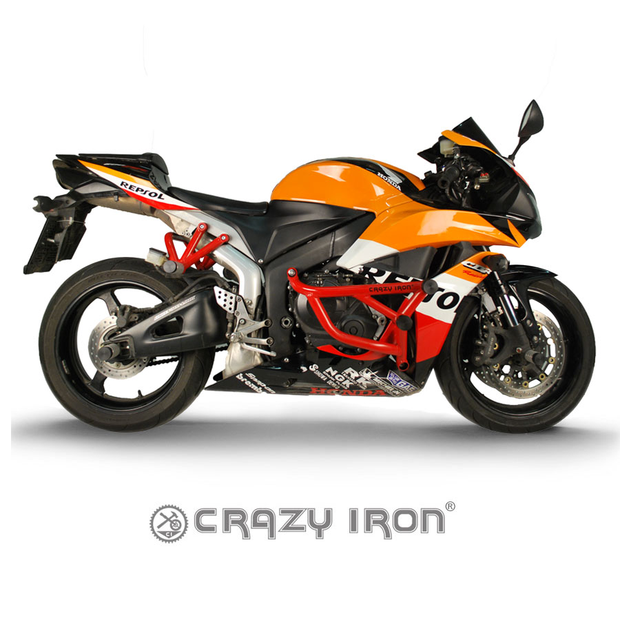 CRAZY IRON Клетка PRO HONDA CBR600RR `07-`08 - CRAZY IRON - Дуги и защита - Аксессуары - Интернет-магазин мотоэкипировки и мотозапчастей MотоГанза