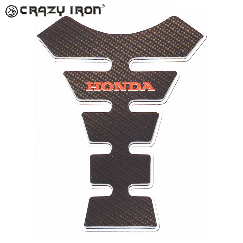 CRAZY IRON Наклейка на бак HONDA ч/б (текстура карбон) - прочее - Аксессуары - Интернет-магазин мотоэкипировки и мотозапчастей MотоГанза