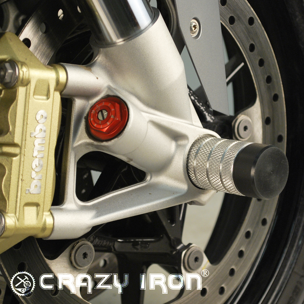 CRAZY IRON Пеги в ось переднего колеса BMW S1000RR - CRAZY IRON - Дуги и защита - Аксессуары - Интернет-магазин мотоэкипировки и мотозапчастей MотоГанза