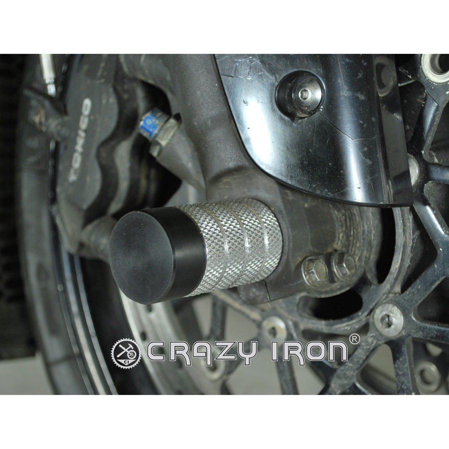 CRAZY IRON Пеги в ось переднего колеса SUZUKI GSXR1000 `05-`08 - CRAZY IRON - Дуги и защита - Аксессуары - Интернет-магазин мотоэкипировки и мотозапчастей MотоГанза