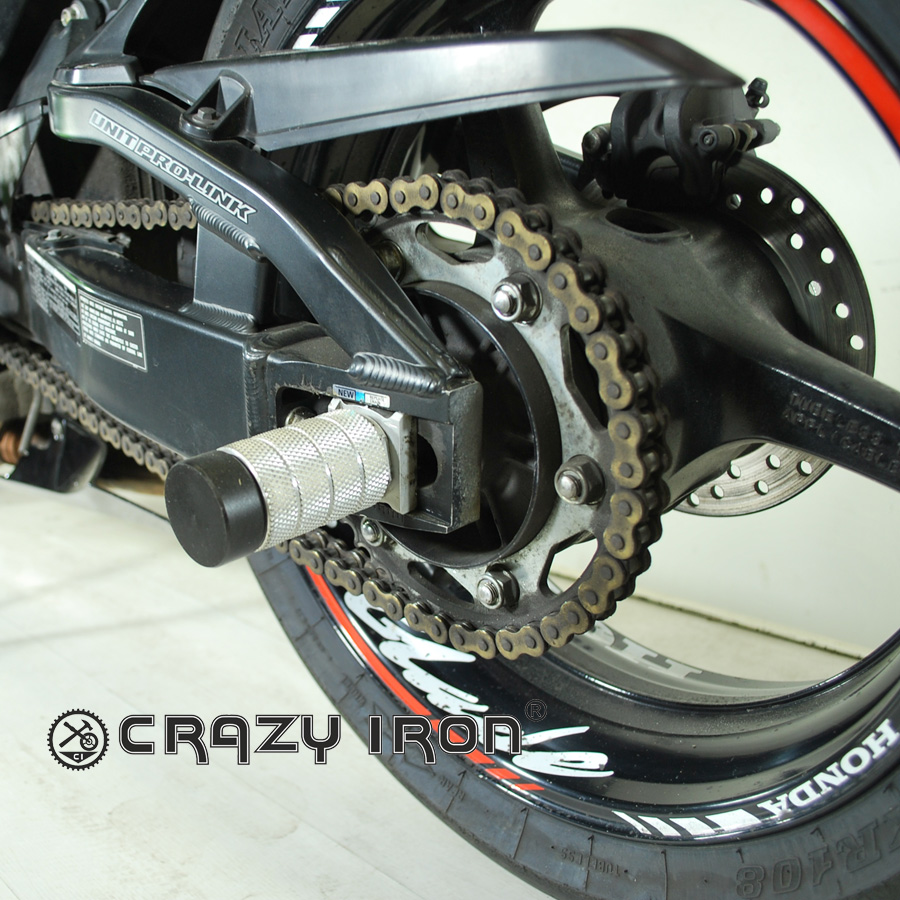 CRAZY IRON Пеги в ось заднего колеса HONDA CBR1000RR `06-07 - CRAZY IRON - Дуги и защита - Аксессуары - Интернет-магазин мотоэкипировки и мотозапчастей MотоГанза