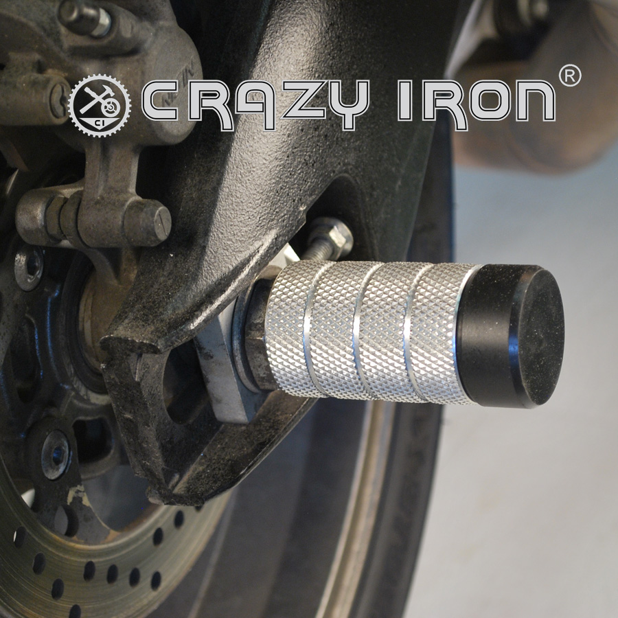 CRAZY IRON Пеги в ось заднего колеса SUZUKI GSXR1000 `09-`11 - CRAZY IRON - Дуги и защита - Аксессуары - Интернет-магазин мотоэкипировки и мотозапчастей MотоГанза