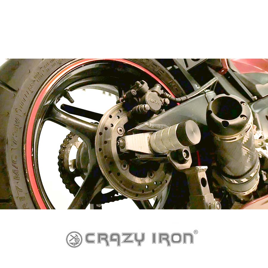 CRAZY IRON Пеги в ось заднего колеса YAMAHA YZF-R6 `06-`16 - CRAZY IRON - Дуги и защита - Аксессуары - Интернет-магазин мотоэкипировки и мотозапчастей MотоГанза