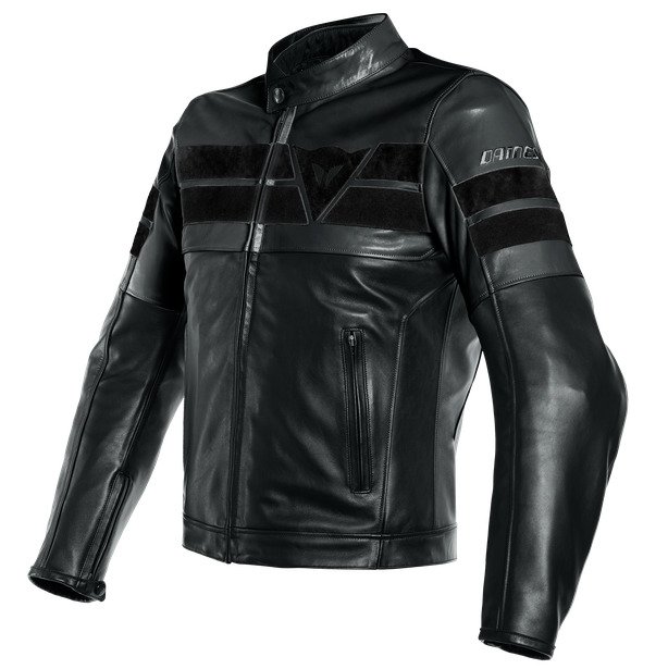 DAINESE Куртка кожаная 8-TRACK 691 черная - DAINESE Куртки - куртки - Мотоэкипировка - Интернет-магазин мотоэкипировки и мотозапчастей MотоГанза