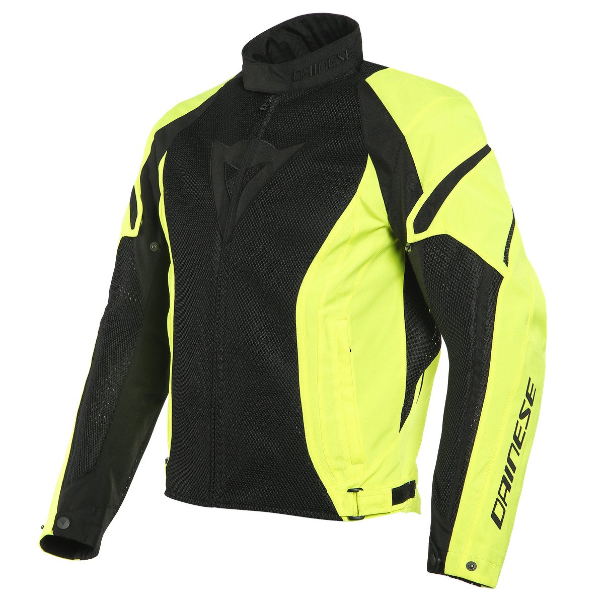 DAINESE Куртка ткань AIR CRONO 2 TEX Z18 черный/флуоресцентный желтый - DAINESE Куртки - куртки - Мотоэкипировка - Интернет-магазин мотоэкипировки и мотозапчастей MотоГанза
