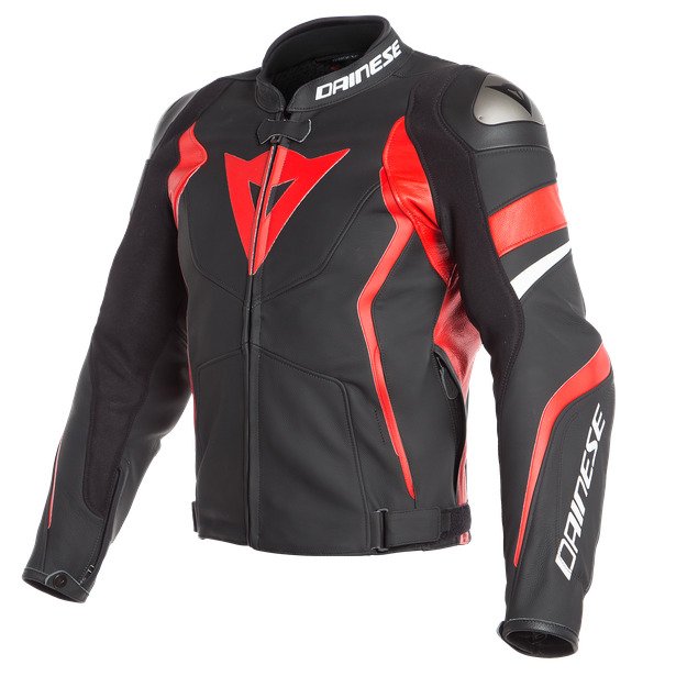 Куртка кожаная DAINESE AVRO 4 25A черный/красный - DAINESE Куртки - куртки - Мотоэкипировка - Интернет-магазин мотоэкипировки и мотозапчастей MотоГанза
