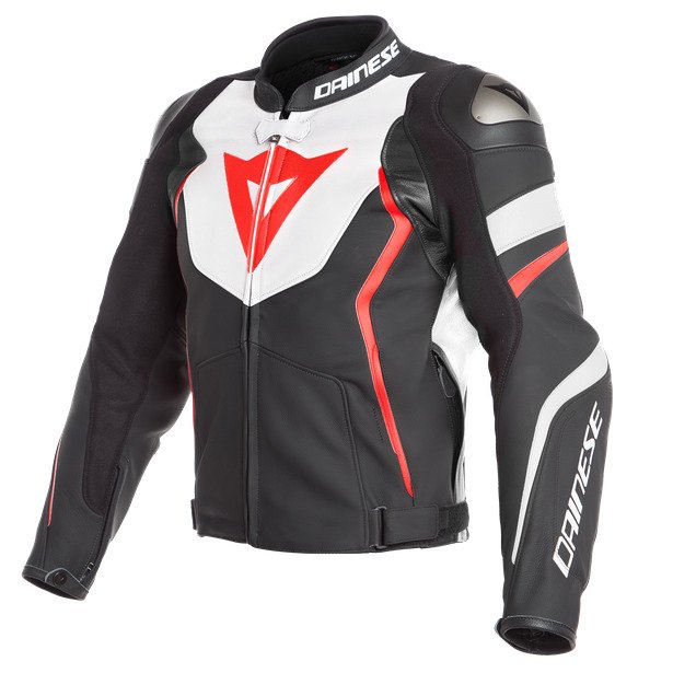Куртка кожаная DAINESE AVRO 4 25A черный/белый/красный - DAINESE Куртки - куртки - Мотоэкипировка - Интернет-магазин мотоэкипировки и мотозапчастей MотоГанза