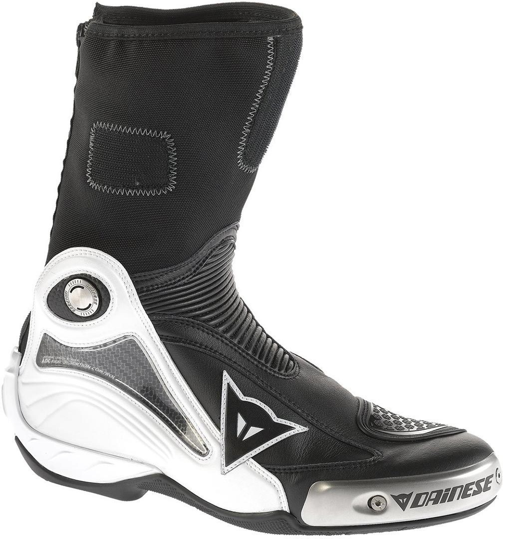 DAINESE Ботинки AXIAL PRO IN 601 черно-белые - DAINESE Ботинки - боты - Мотоэкипировка - Интернет-магазин мотоэкипировки и мотозапчастей MотоГанза