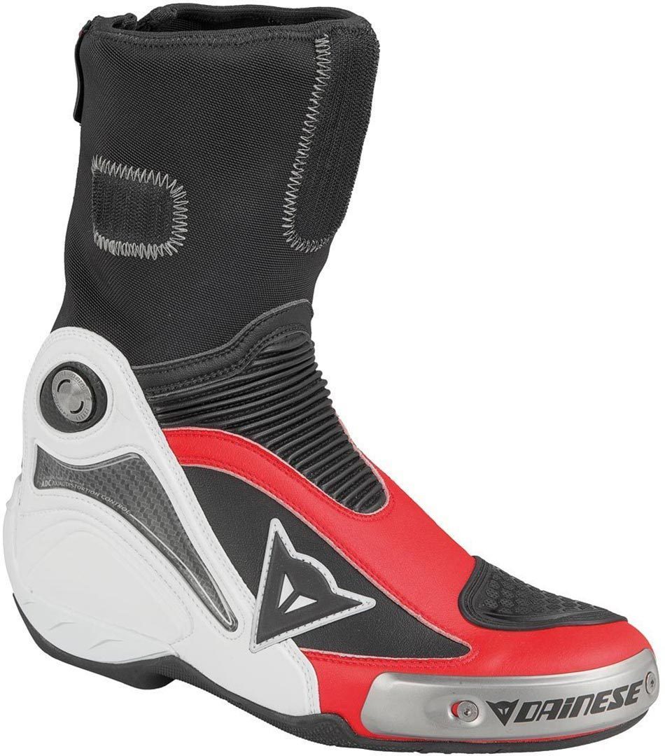 DAINESE Ботинки AXIAL PRO IN I86 бело-красные - DAINESE Ботинки - боты - Мотоэкипировка - Интернет-магазин мотоэкипировки и мотозапчастей MотоГанза