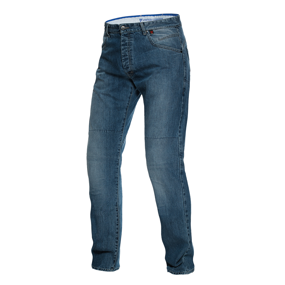 DAINESE Брюки ткань джинса BONNEVILLE MEDIUM-DENIM - DAINESE Брюки - штаны - Мотоэкипировка - Интернет-магазин мотоэкипировки и мотозапчастей MотоГанза