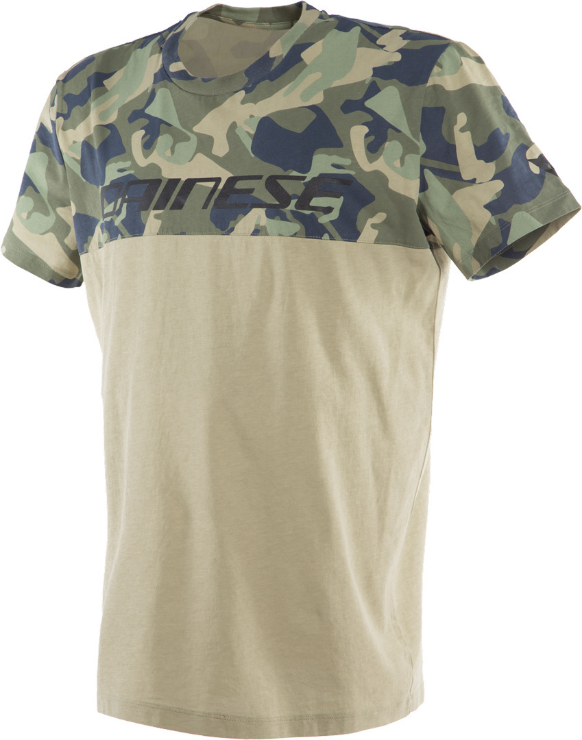 DAINESE Футболка CAMO-TRACKS Z50 CAMO/CAMEL  - DAINESE Термобелье и футболки - прочее - Мотоэкипировка - Интернет-магазин мотоэкипировки и мотозапчастей MотоГанза