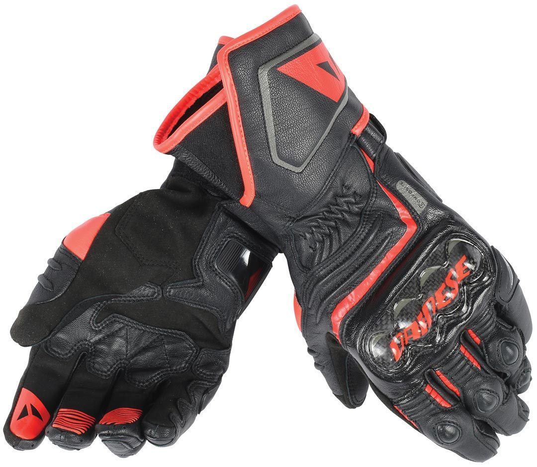 DAINESE Перчатки CARBON D1 LONG черно-красные - DAINESE Перчатки - перчатки - Мотоэкипировка - Интернет-магазин мотоэкипировки и мотозапчастей MотоГанза