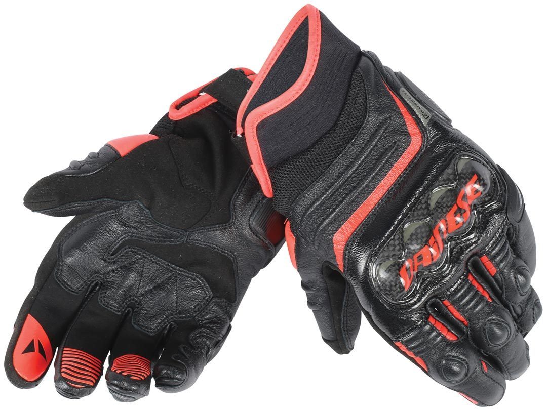 DAINESE Перчатки CARBON D1 SHORT P75 черно-красные - DAINESE Перчатки - перчатки - Мотоэкипировка - Интернет-магазин мотоэкипировки и мотозапчастей MотоГанза