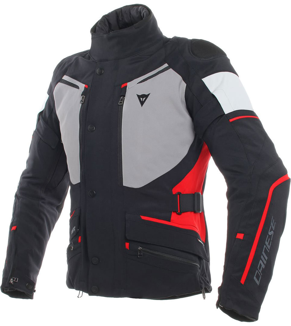 DAINESE Куртка CARVE MASTER 2 GORE-TEX Z03 черно-серо-красная - DAINESE Куртки - куртки - Мотоэкипировка - Интернет-магазин мотоэкипировки и мотозапчастей MотоГанза