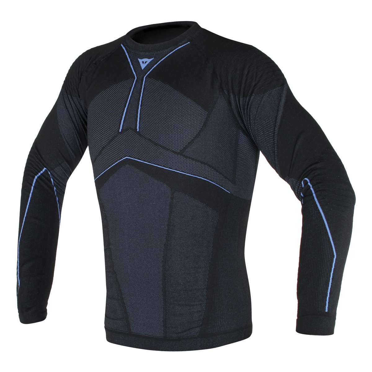 DAINESE D-CORE AERO 607 Термобелье футболка длинный рукав черный/синий - DAINESE Термобелье и футболки - прочее - Мотоэкипировка - Интернет-магазин мотоэкипировки и мотозапчастей MотоГанза