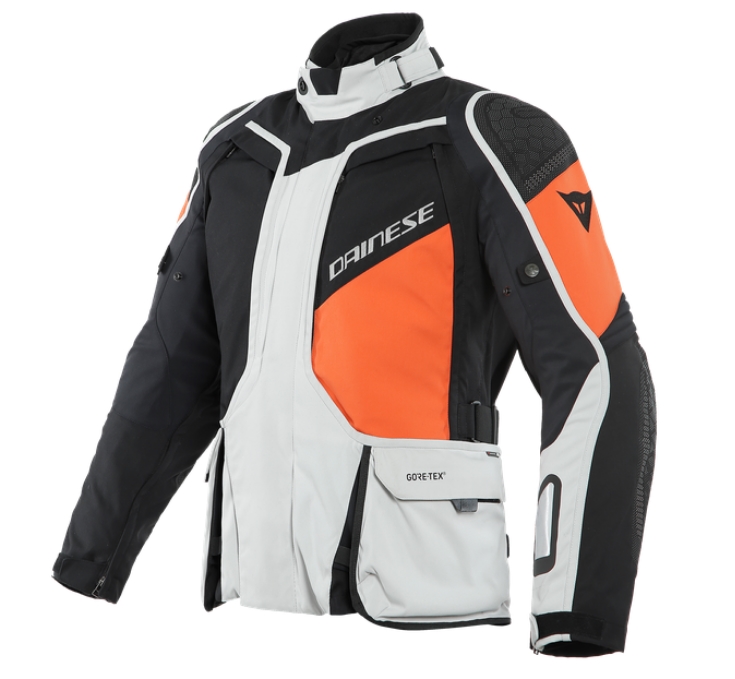 DAINESE Куртка ткань D-EXPLORER 2 GORE-TEX 76C серо-оранжево-черная - DAINESE Куртки - куртки - Мотоэкипировка - Интернет-магазин мотоэкипировки и мотозапчастей MотоГанза