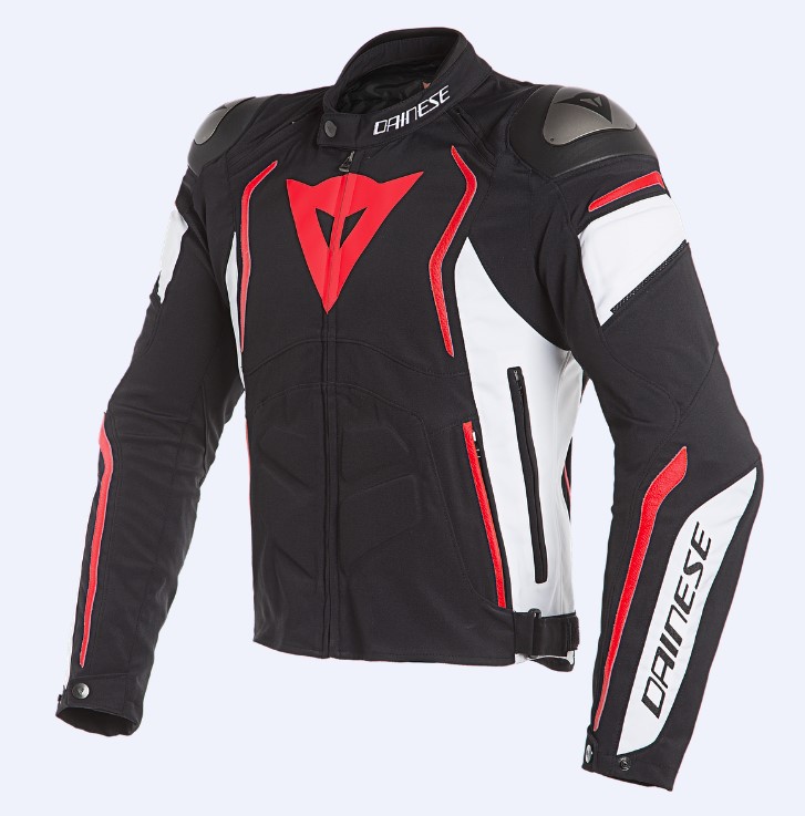 DAINESE DYNO TEX N32  Куртка ткань черный/белый/флуоресцентный красный - DAINESE Куртки - куртки - Мотоэкипировка - Интернет-магазин мотоэкипировки и мотозапчастей MотоГанза