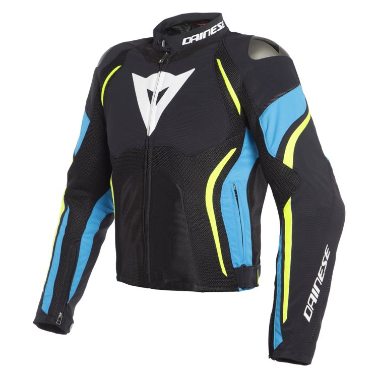 Куртка ткань DAINESE ESTREMA AIR TEX 07A черный/синий/желтый - DAINESE Куртки - куртки - Мотоэкипировка - Интернет-магазин мотоэкипировки и мотозапчастей MотоГанза