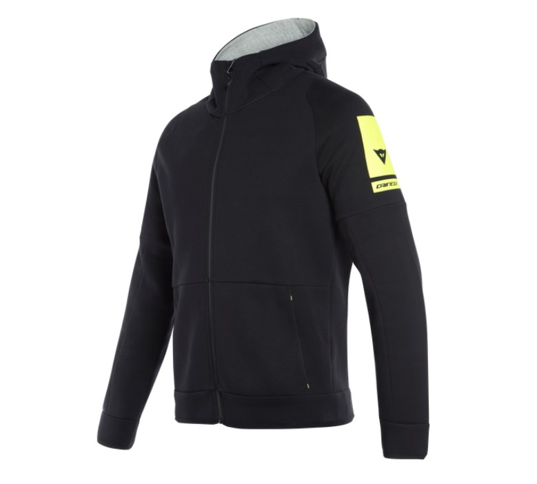 DAINESE Толстовка FULL-ZIP HOODIE черная - DAINESE Термобелье и футболки - прочее - Мотоэкипировка - Интернет-магазин мотоэкипировки и мотозапчастей MотоГанза