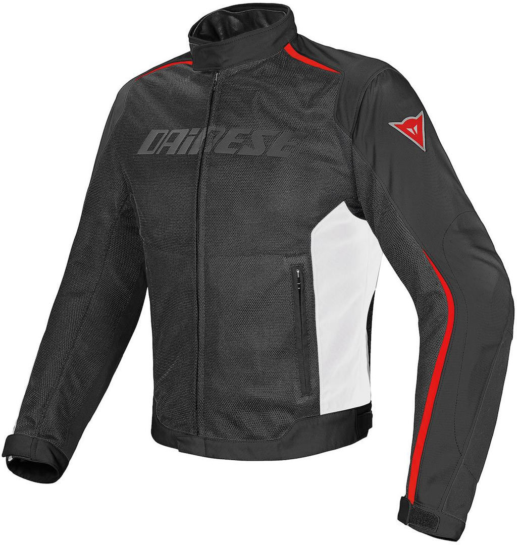 DAINESE Куртка HYDRA FLUX D-DRY 858 черно-бело-красная - DAINESE Куртки - куртки - Мотоэкипировка - Интернет-магазин мотоэкипировки и мотозапчастей MотоГанза