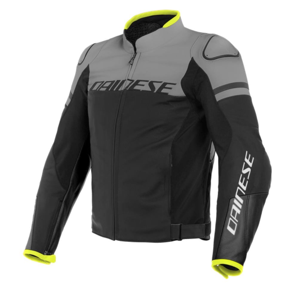 DAINESE Куртка кожаная AGILE 96C черно-серая - DAINESE Куртки - куртки - Мотоэкипировка - Интернет-магазин мотоэкипировки и мотозапчастей MотоГанза