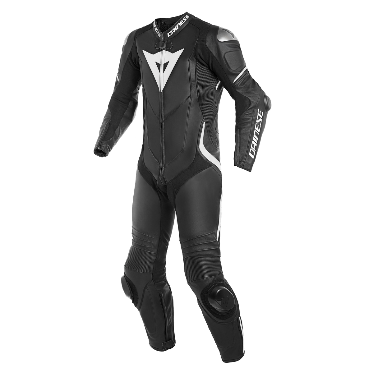 DAINESE Комбинезон кожаный LAGUNA SECA 4 цельный черно-белый  - DAINESE Комбинезоны - куртки - Мотоэкипировка - Интернет-магазин мотоэкипировки и мотозапчастей MотоГанза