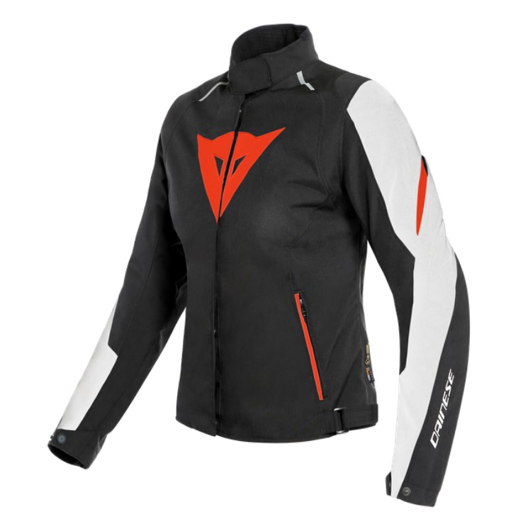 Куртка ткань женская DAINESE LAGUNA SECA 3 D-DRY белый/красный/черный - DAINESE Куртки - куртки - Мотоэкипировка - Интернет-магазин мотоэкипировки и мотозапчастей MотоГанза