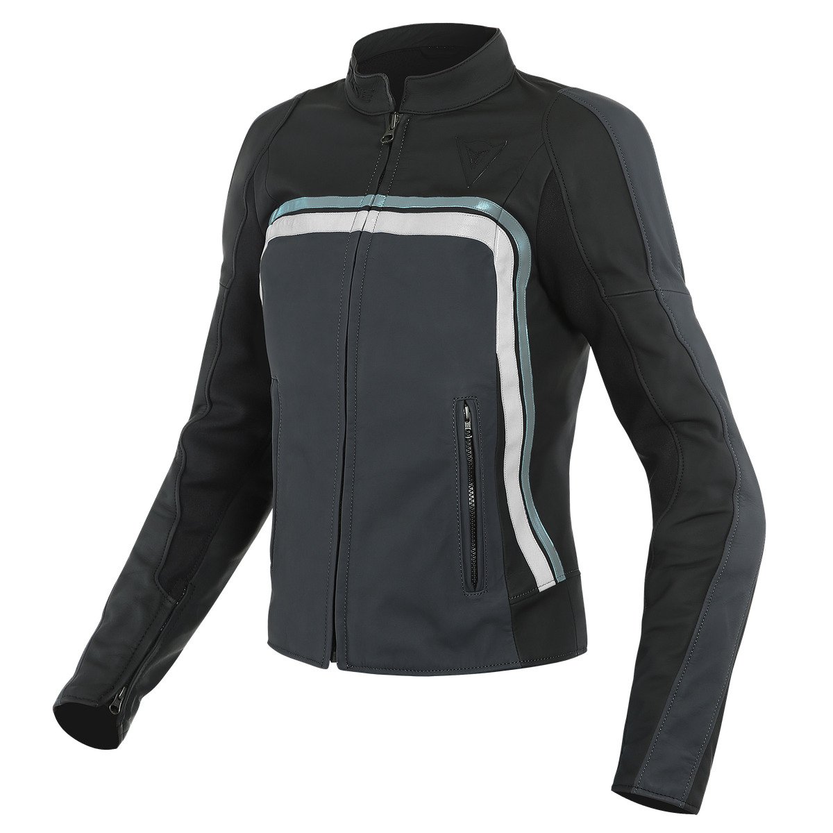DAINESE Куртка кожаная женская LOLA 3 10F черный/серый - DAINESE Куртки - куртки - Мотоэкипировка - Интернет-магазин мотоэкипировки и мотозапчастей MотоГанза