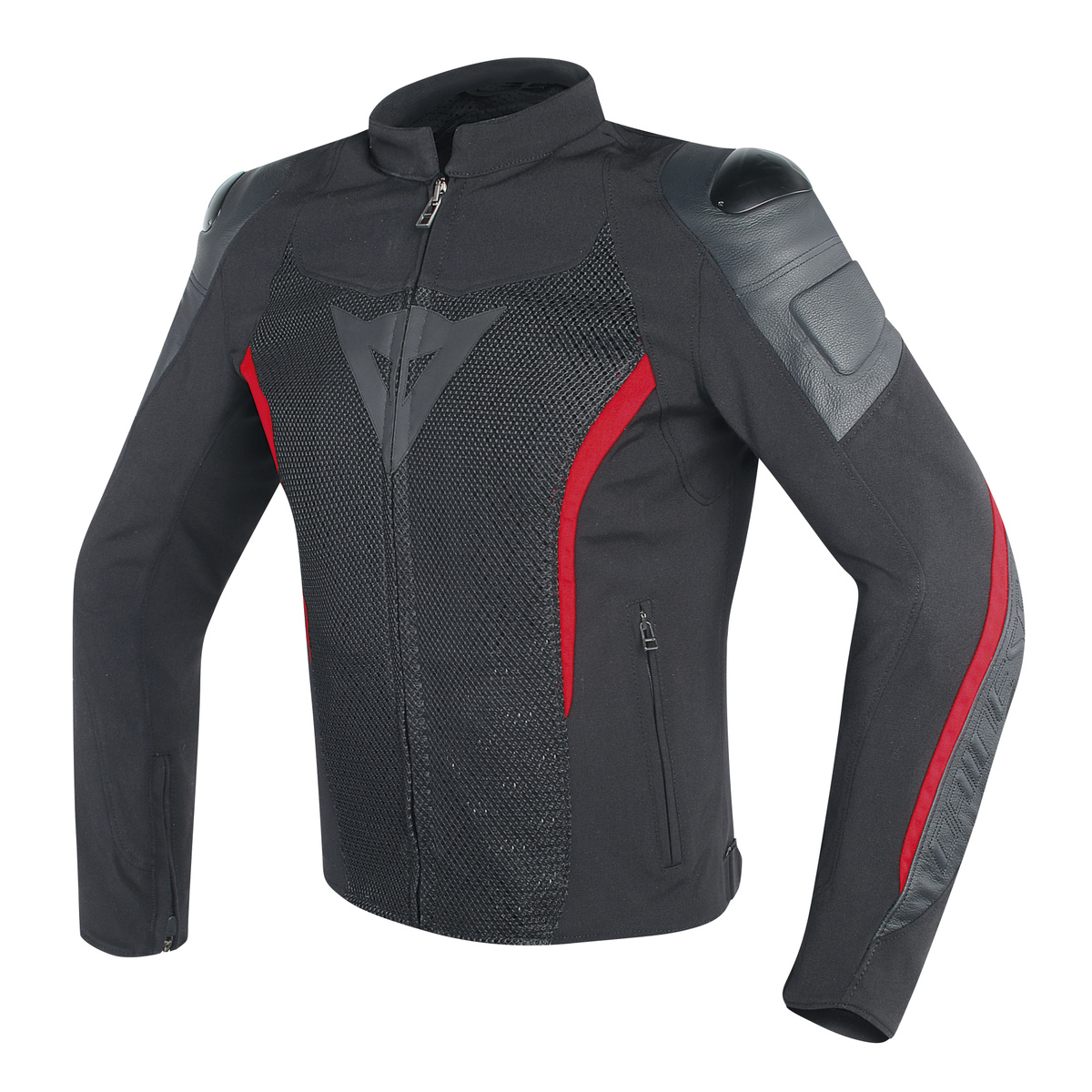 DAINESE Куртка MIG 606 кожа-текстиль черно-красная - DAINESE Куртки - куртки - Мотоэкипировка - Интернет-магазин мотоэкипировки и мотозапчастей MотоГанза