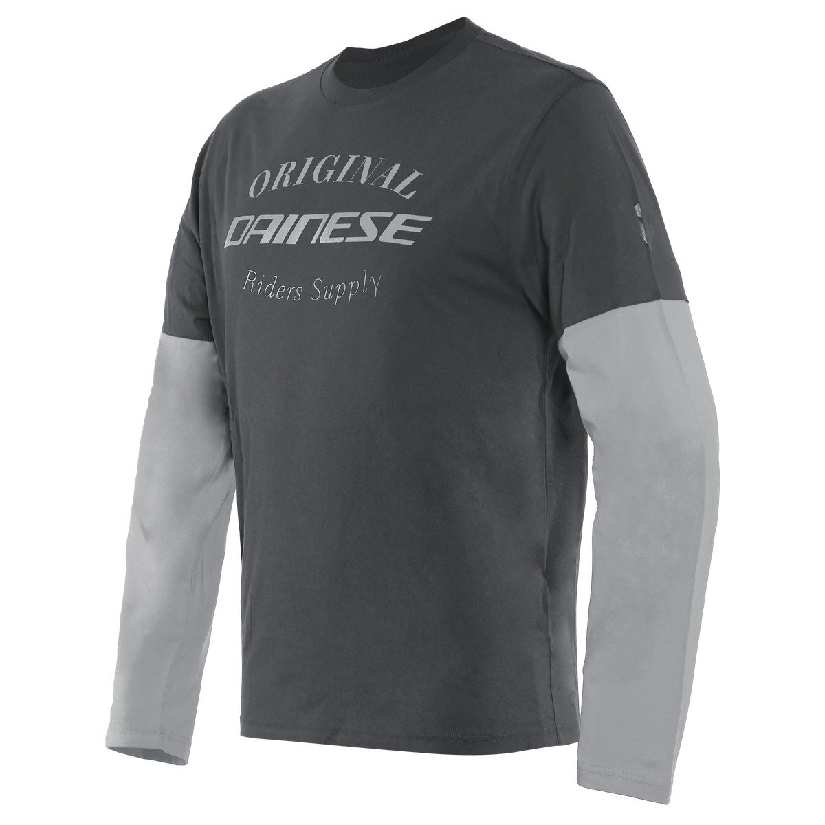 Футболка DAINESE PADDOCK LS 71F серая - DAINESE Термобелье и футболки - прочее - Мотоэкипировка - Интернет-магазин мотоэкипировки и мотозапчастей MотоГанза