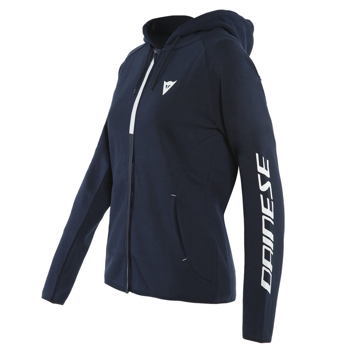 DAINESE Худи женское PADDOCK FULL ZIP 09D темно-синее - DAINESE Термобелье и футболки - прочее - Мотоэкипировка - Интернет-магазин мотоэкипировки и мотозапчастей MотоГанза