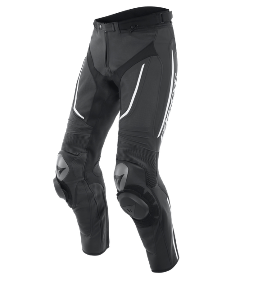 DAINESE Брюки кожаные перфорированые ALPHA 948 черно-белые - DAINESE Брюки - штаны - Мотоэкипировка - Интернет-магазин мотоэкипировки и мотозапчастей MотоГанза
